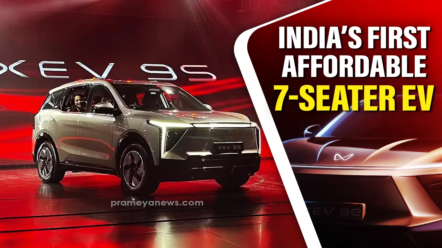 Mahindra XEV 9S Launched at Rs 19.95 Lakh: India's First Affordable 7-Seater Electric SUV