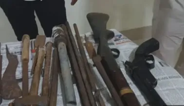 Odisha: Illegal arms manufacturing unit raided in Nayagarh, two arrested