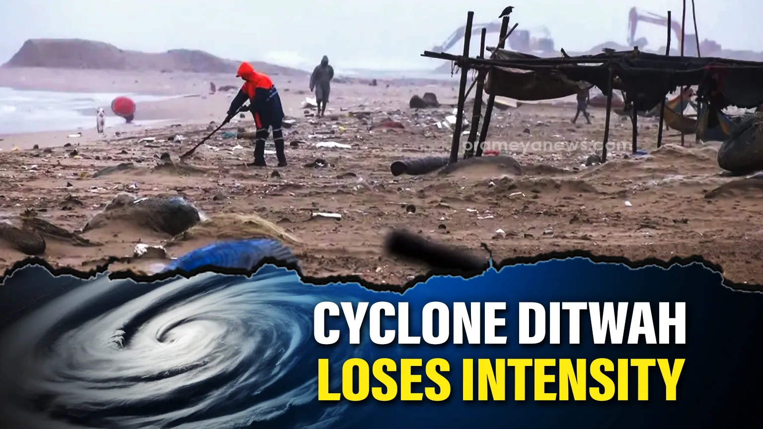 Cyclone Ditwah Loses Intensity but Batters Tamil Nadu with Rain; Sri Lanka Faces Devastation