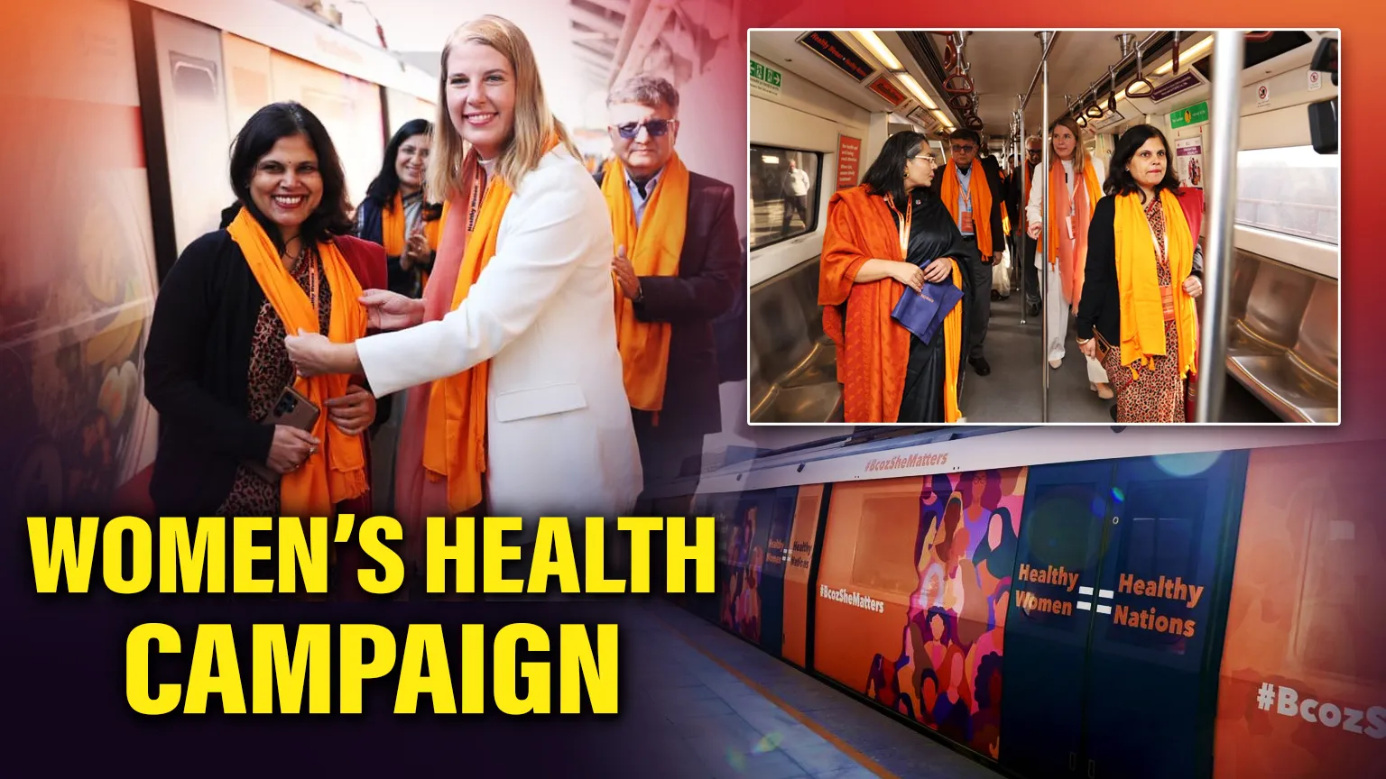 Health Ministry launches awareness campaign in Delhi metro on women's health, well-being