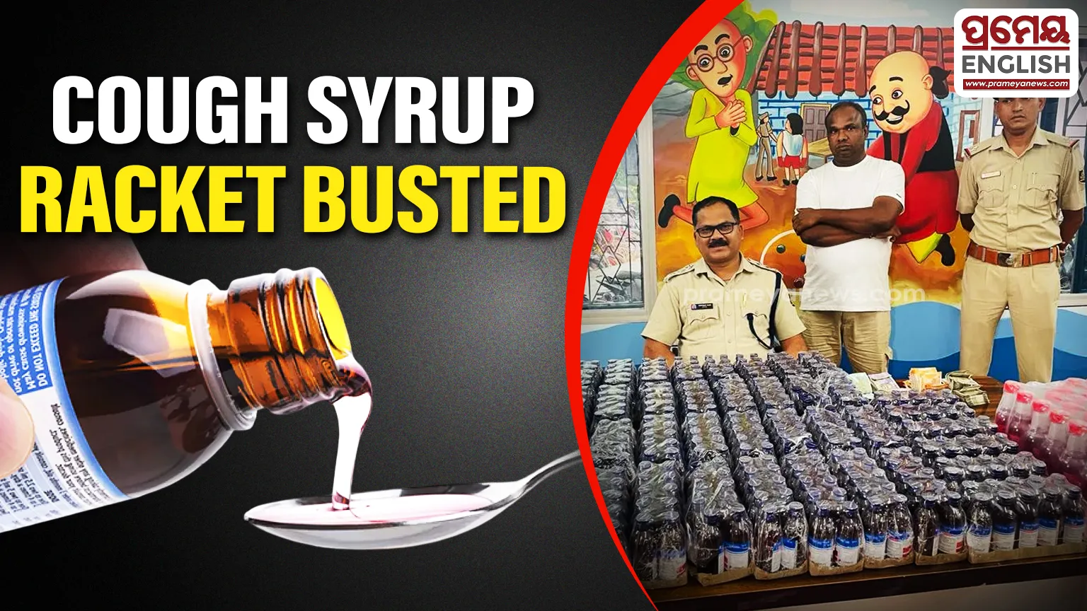 Odisha Police intensifies crackdown on illegal cough syrup racket; Over 73,000 bottles seized, 181 arrested