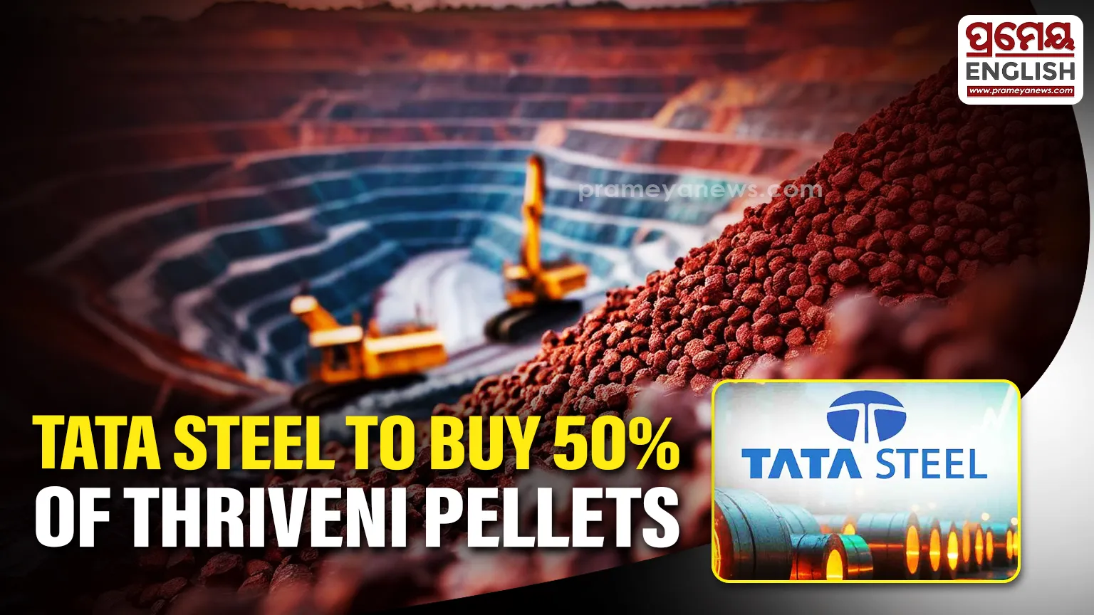 Tata Steel to acquire 50.01% stake in Thriveni Pellets 