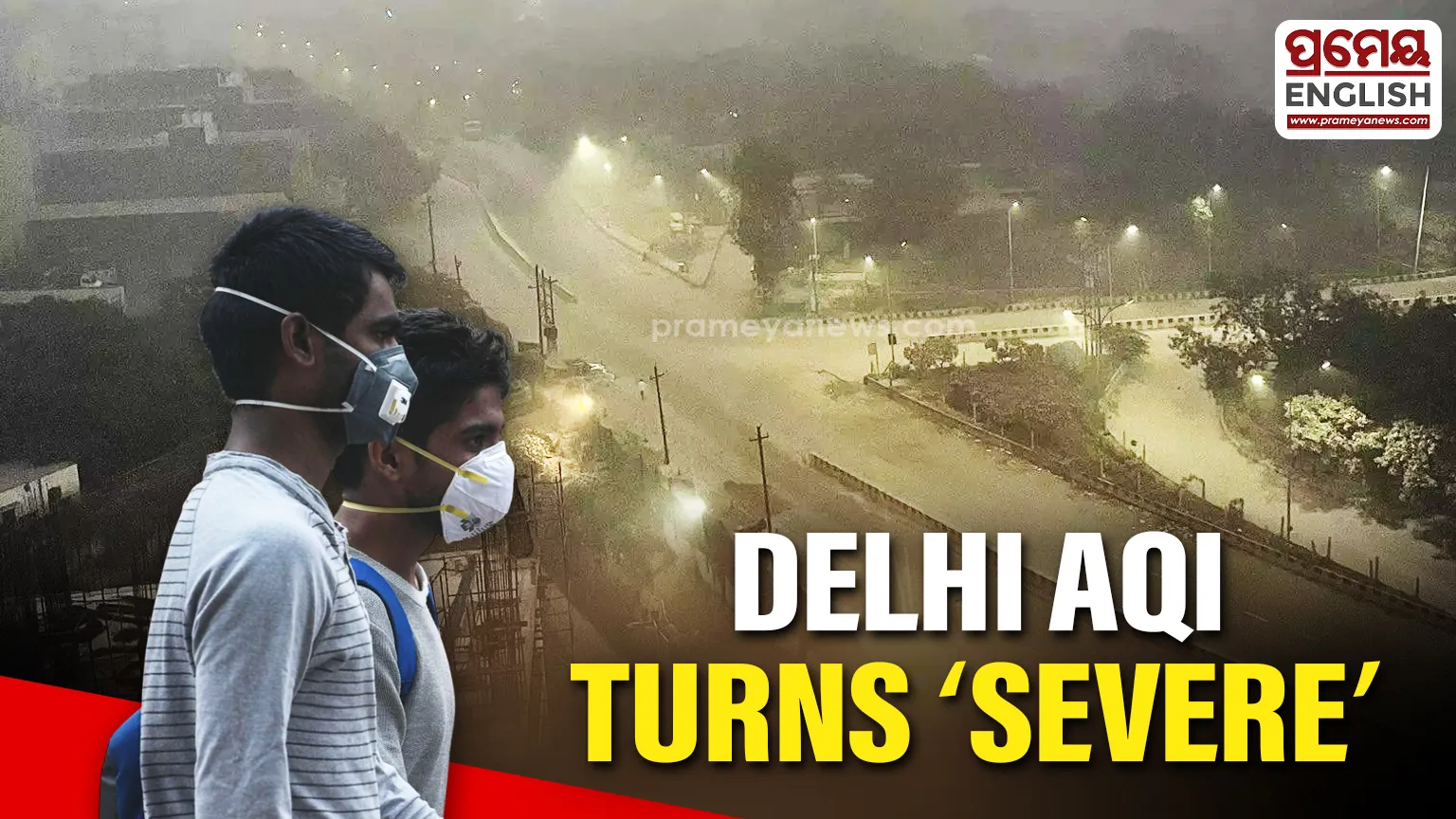 Delhi chokes as AQI slips into ‘Severe’ category