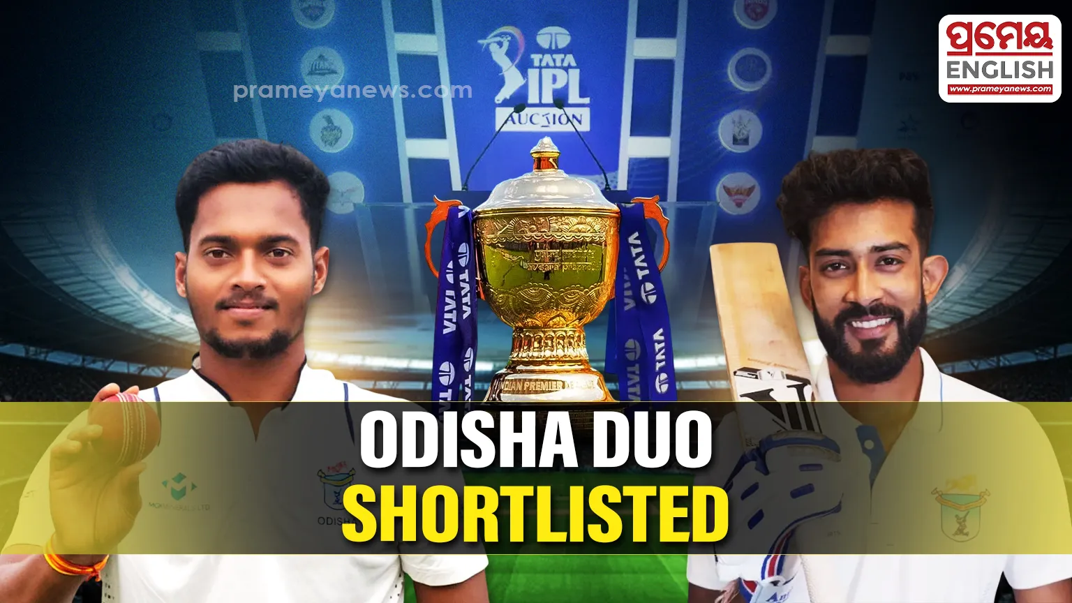 IPL 2026 Auction: Odisha’s Swastik Samal and Rajesh Mohanty Shortlisted with Rs 30 Lakh Base Price