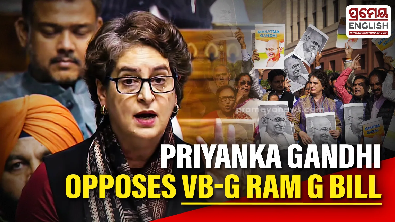 "No Bill Should Be Passed Due to Personal Bias": Priyanka Gandhi opposes VB-G Ram G Bill