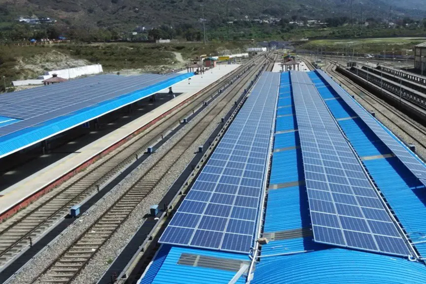 2,626 Solar-Powered Railway Stations are functional 