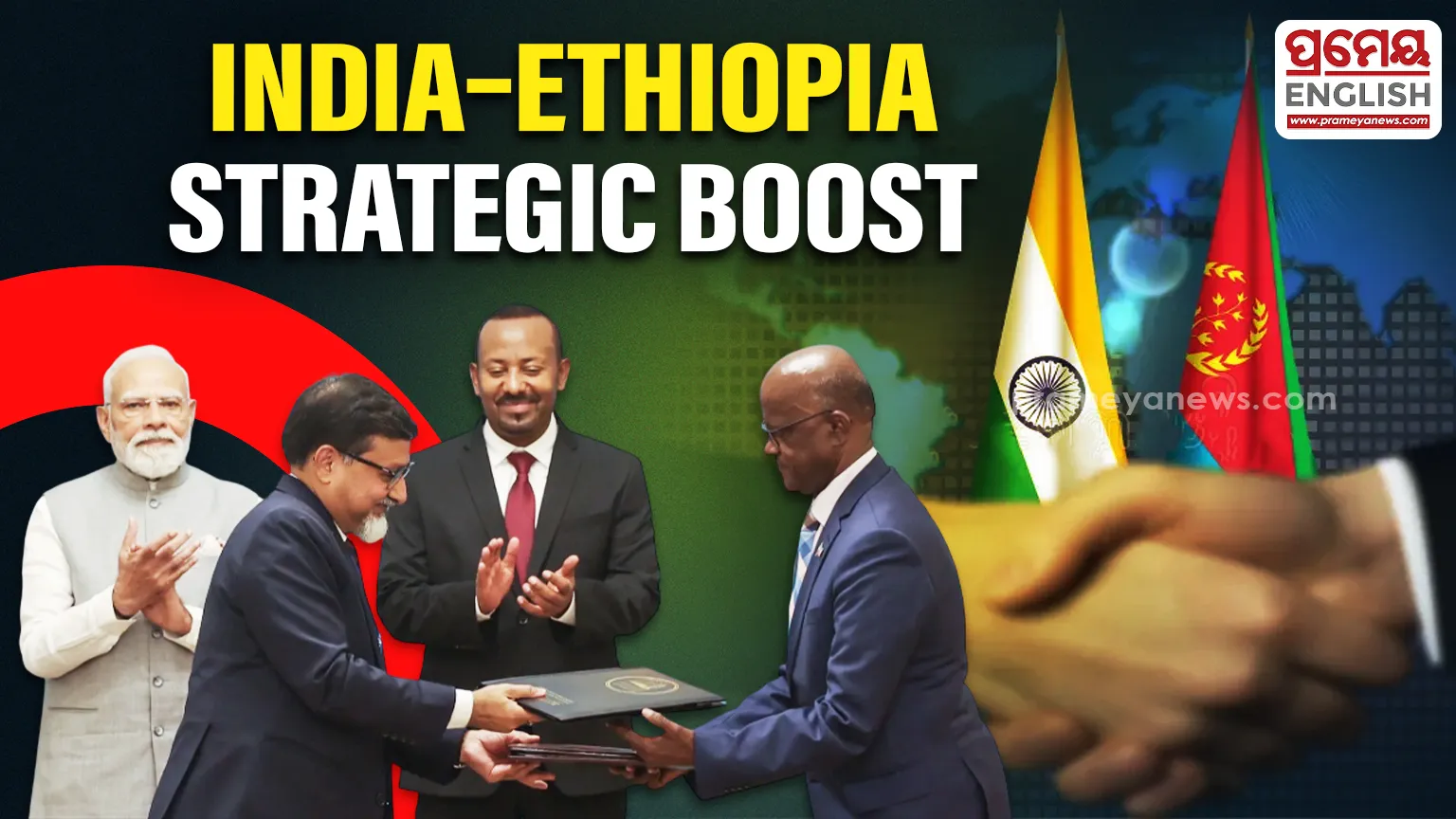 PM Modi Elevates India-Ethiopia Strategic Partnership, Focuses on Food Security and Digital Growth