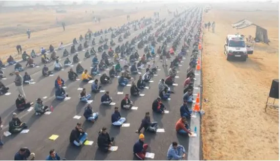 Govt. jobs cut short, Exams postponed: Over 8,000 aspirants appear for 187 Home Guard posts on Airstrip’s runway!