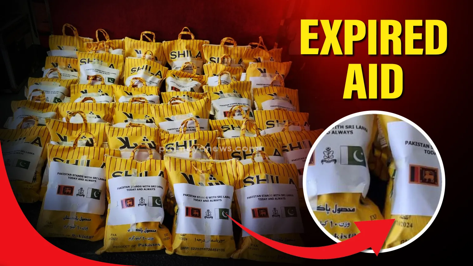 Sri Lanka slams Islamabad after finding Pakistan Expired Aid in consignment meant for Flood Victims