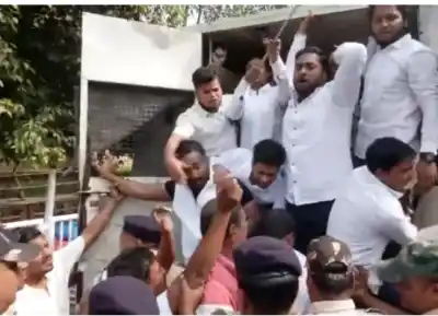 Odisha: Youth Congress protests in Bhubaneswar over Dhuali gangrape case