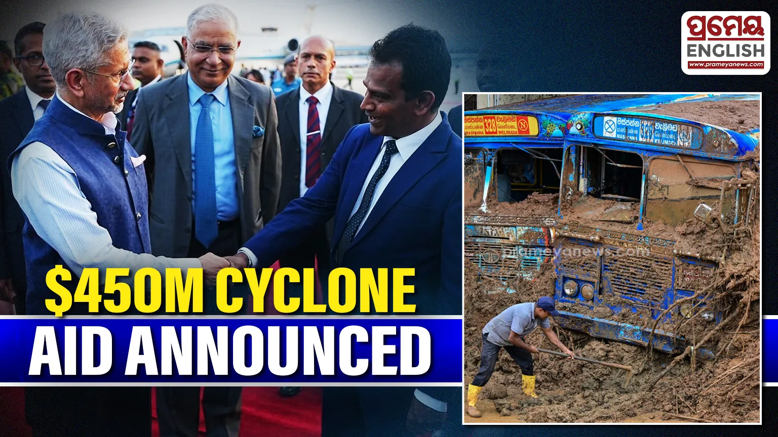 India Sri Lanka reconstruction package brings 450 million dollars for cyclone recovery