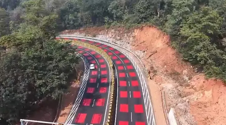 NHAI Launches Red Road Markings on NH-45 to Save Wildlife