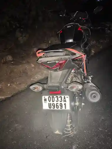 Ama Bus runs over biker in Bhubaneswar