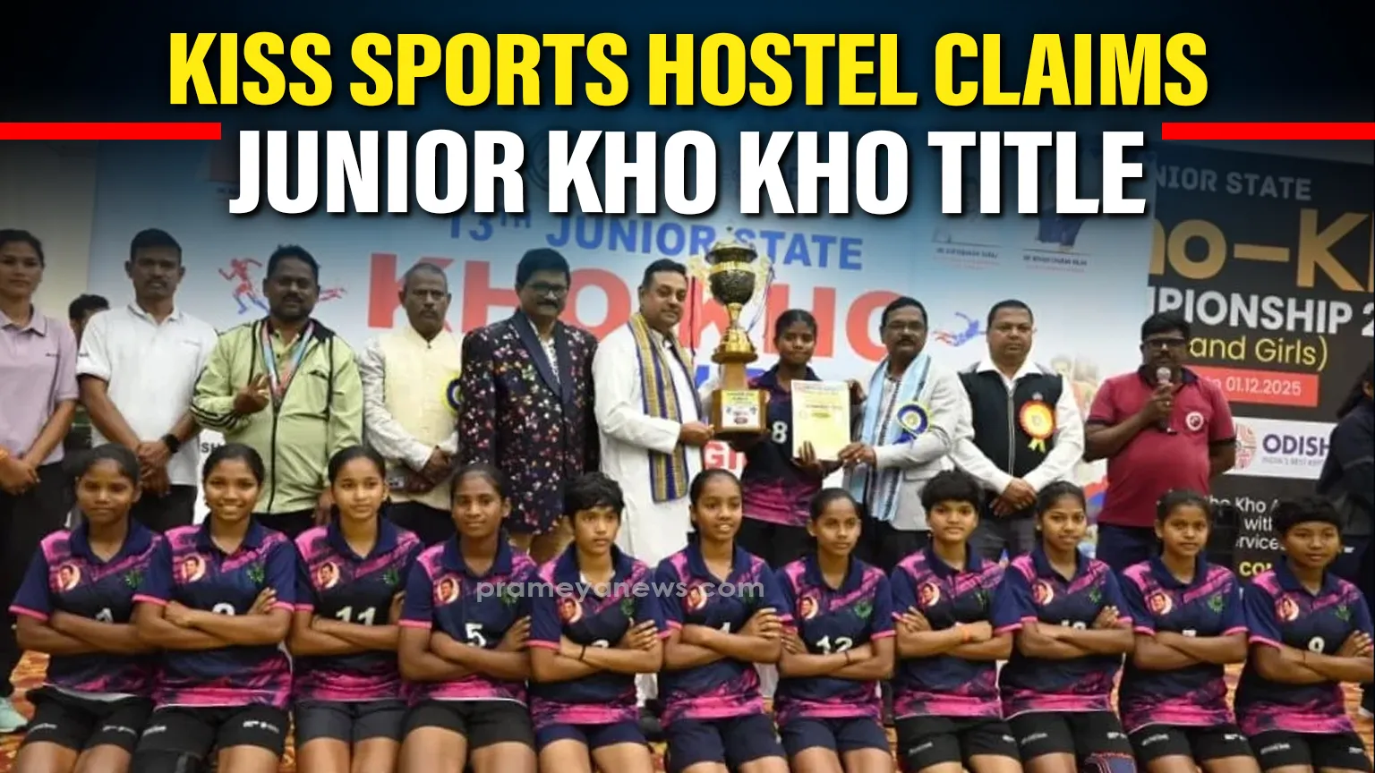 KISS, Sports Hostel emerges Junior State Kho Kho champion