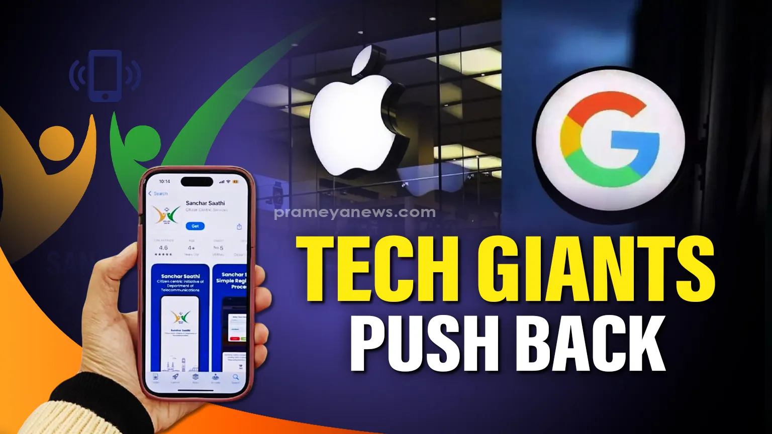 Apple, Google Likely to Resist Centre's Order to Mandatorily Pre-install Sanchar Saathi App