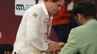 Indian Grandmaster Arjun Erigaisi defeats Magnus Carlsen in thrilling World Blitz Championship clash