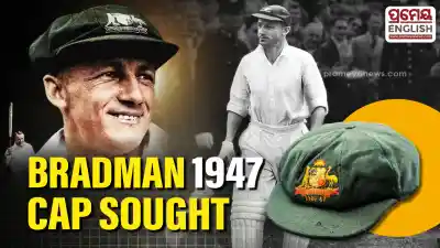 Collector interest peaks for Bradman Test Cap worn during 1947 historic series against India