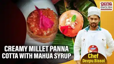 Discover how Millet Panna Cotta with Mahua Syrup blends Italian elegance with tribal Odia soul