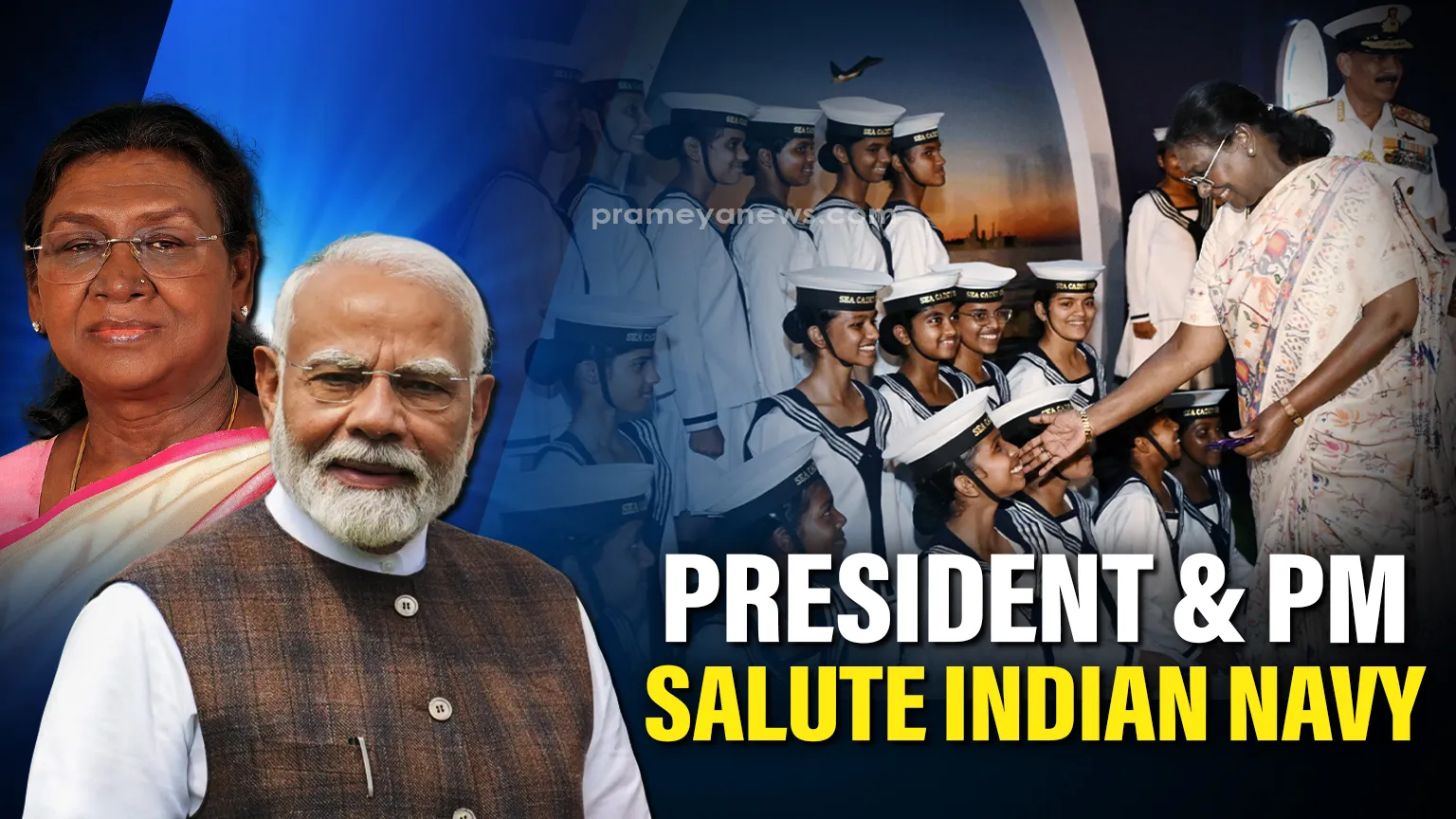 Navy Day 2025: President Murmu and PM Modi Salute Courage of Indian Navy Sailors and Veterans
