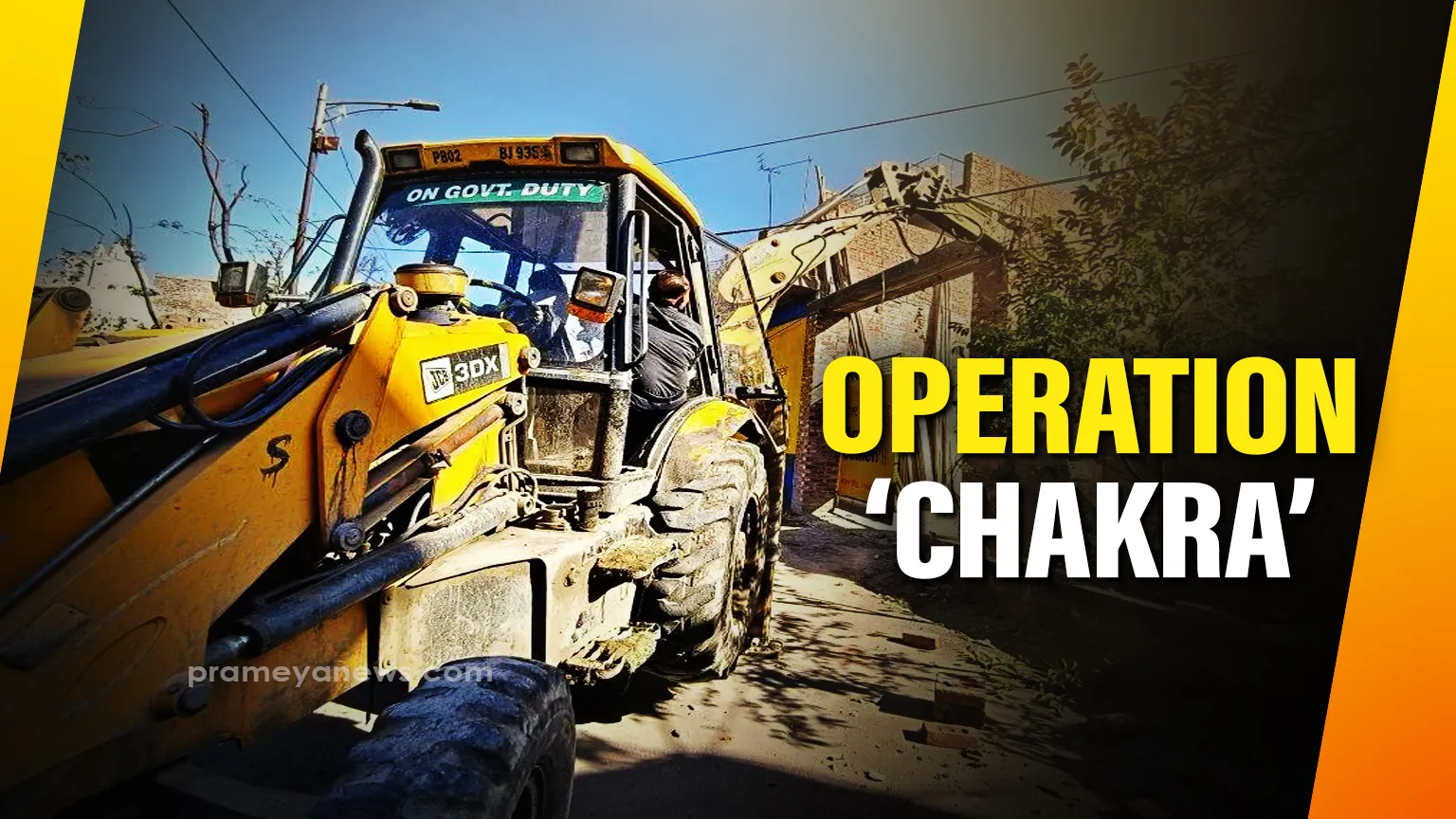 Puri Police demolish drug dealer’s house in first bulldozer under Anti-Narcotics campaign