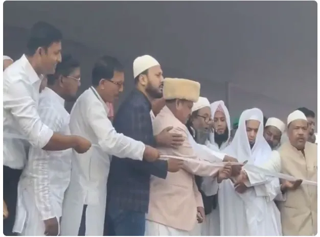 Humayun Kabir lays foundation stone for Babri Masjid amid tight security, defends his action as constitutional