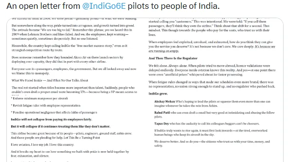 IndiGo Anonymous Letter Exposes Alleged Toxic Culture and Safety Lapses Amid Flight Crisis