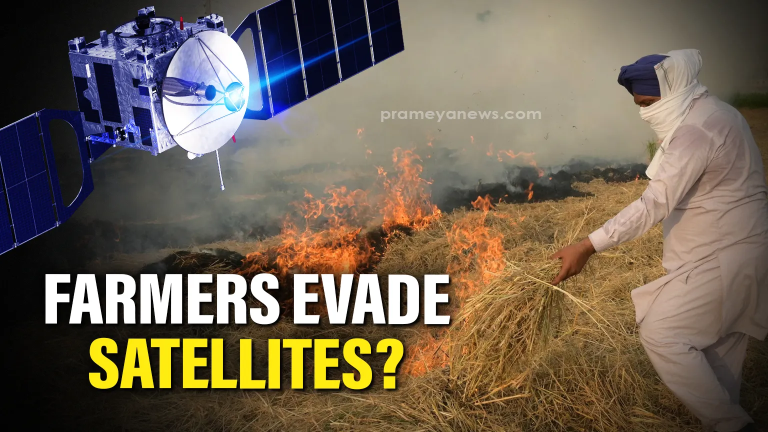 New ISRO Study Reveals How Farmers Dodge Satellites by Time-Shifting Stubble Burning