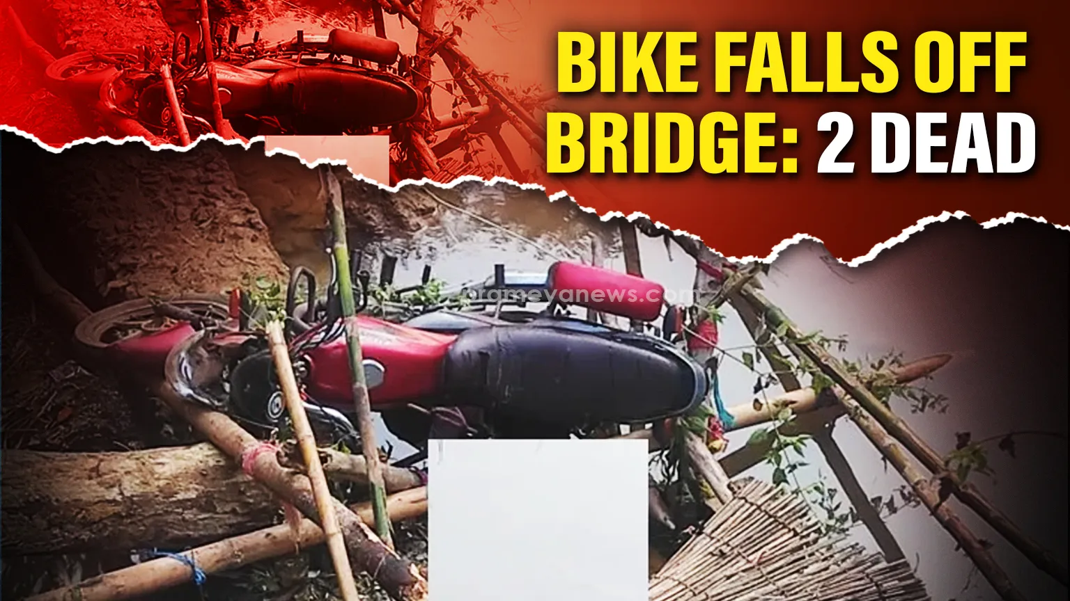 Two Killed After Bike Falls Under Bridge in Nayagarh
