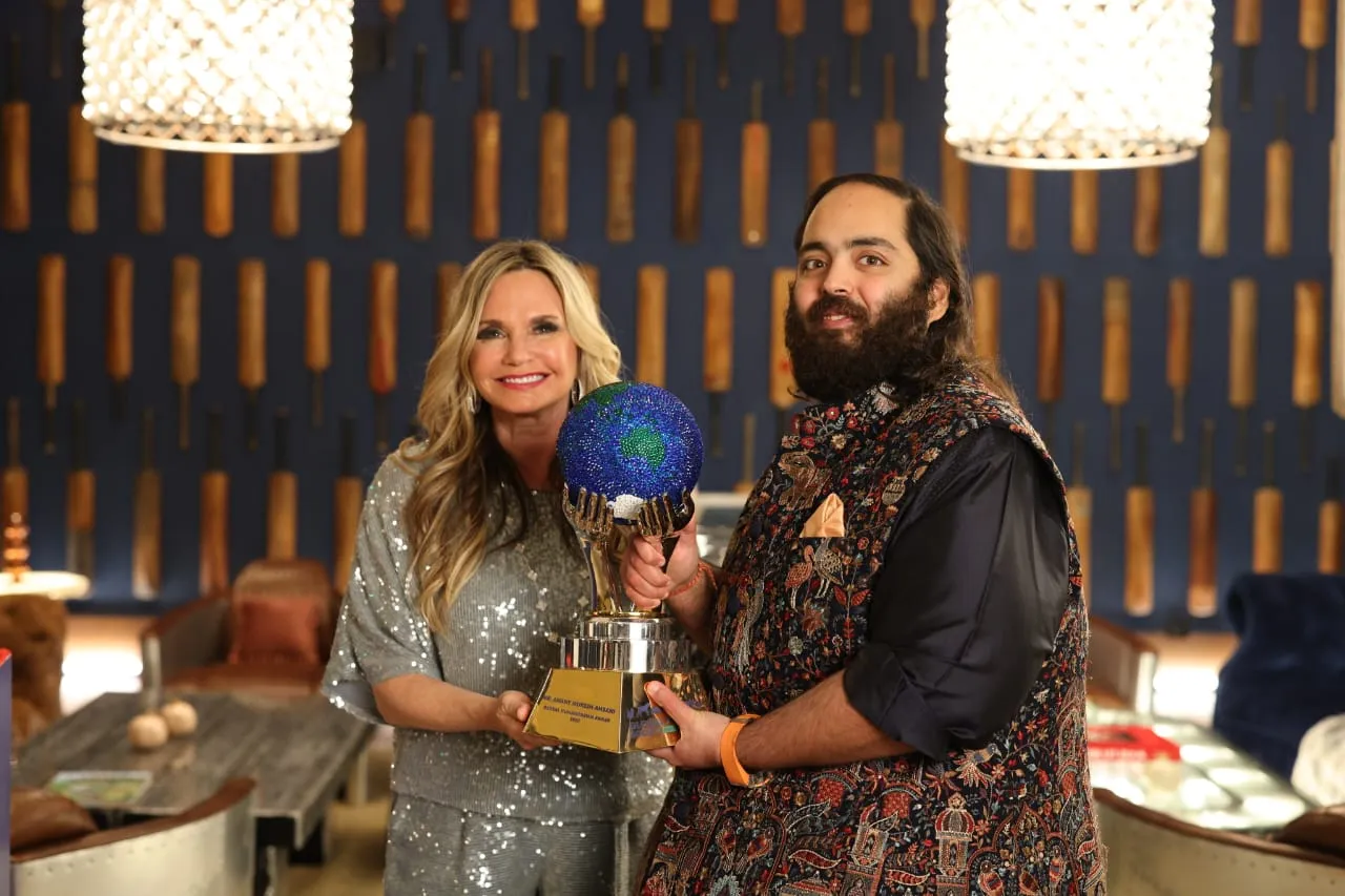 Anant Ambani presented with global humanitarian award for leadership in wildlife conservation