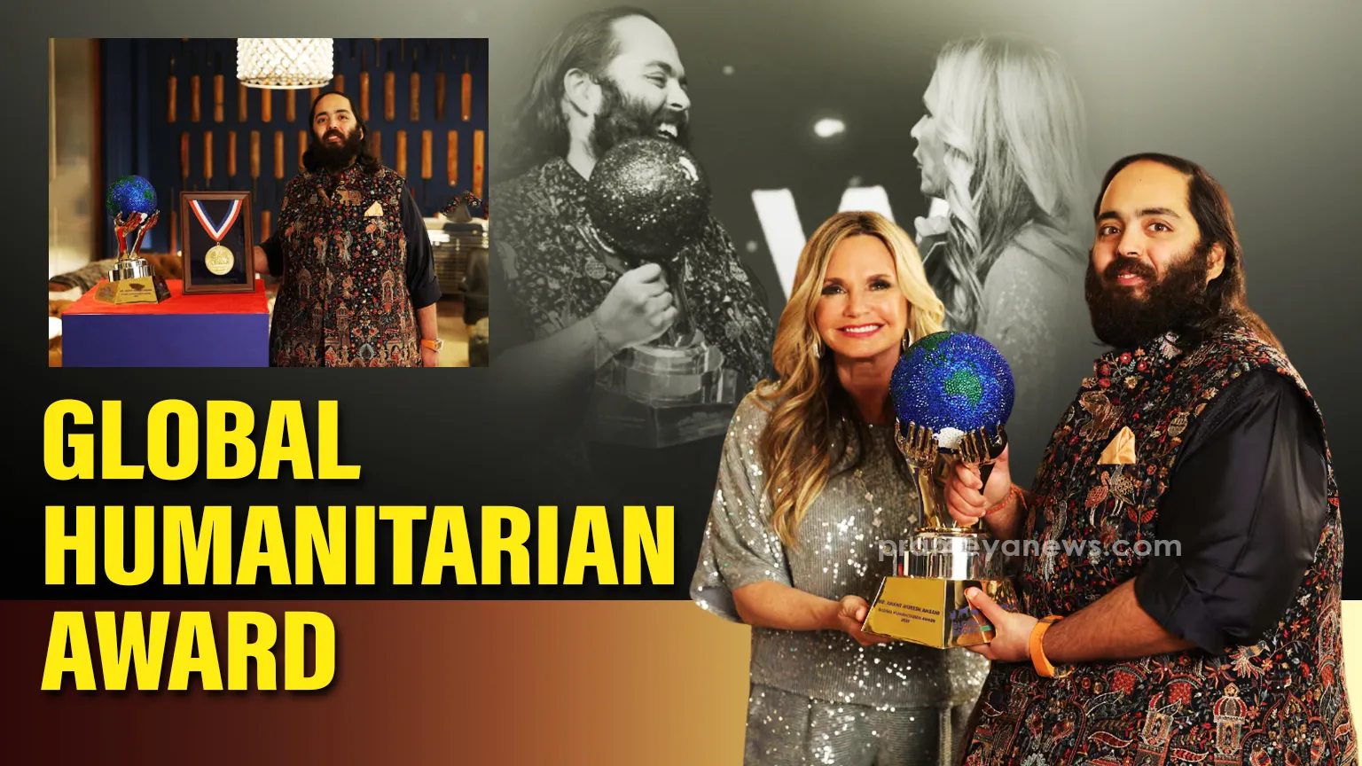 Anant Ambani presented with global humanitarian award for leadership in wildlife conservation