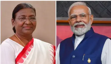 Prez Droupadi Murmu and PM Modi extend New Year greetings to Nation