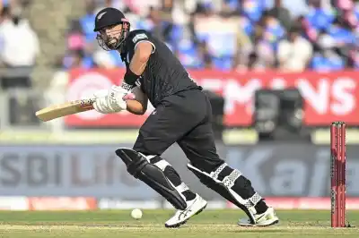 Daryl Mitchell Powers New Zealand To 300 Against India In Vadodara ODI Opener