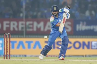 Virat Kohli Scores 93 in India vs New Zealand 1st ODI Chase to Secure Series Lead at Vadodara