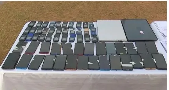 Notorious cyber fraud gang busted in Bhubaneswar: 12 held, 60 mobiles seized