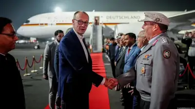 German Chancellor Friedrich Merz Lands In Ahmedabad For Crucial Two Day Official Visit With PM Modi