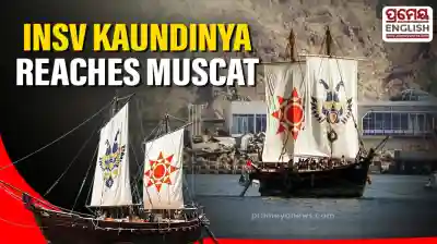 Indigenous Stitched Ship INSV Kaundinya Creates History Reaching Muscat from Gujarat Coast