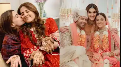 “My Heart Is So Full”: Kriti expresses joy at sister Nupur’s wedding