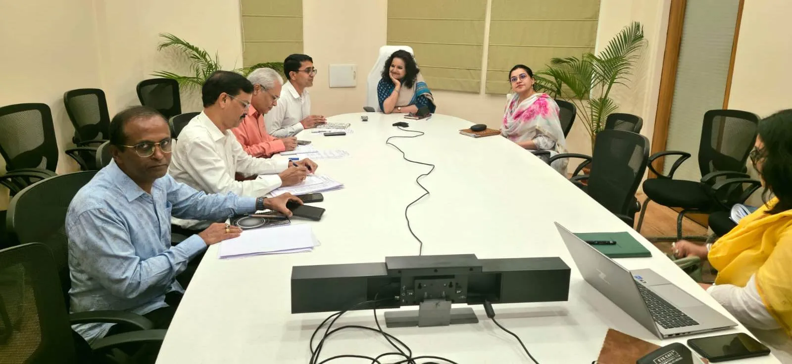 Odisha Chief Secy Anu Garg chairs high-level meeting: Reviews vacancy status across departments