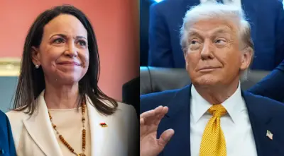 Venezuela's Machado presented Trump with her Nobel Peace Prize medal