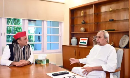 Akhilesh Yadav meets Naveen Patnaik, praises Odisha’s development under BJD leadership