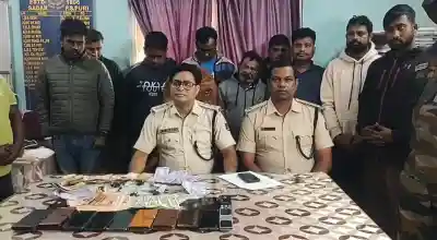 Police bust gambling racket near Sri Setu in Puri, 16 arrested
