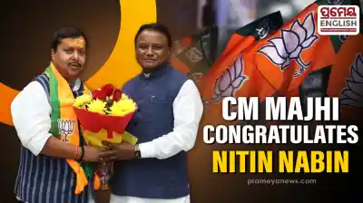 Odisha CM Mohan Majhi congratulates BJP's youngest-ever chief Nitin Nabin