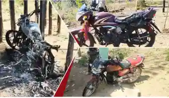 3 Forest Watchers' bikes gutted as miscreants set them ablaze