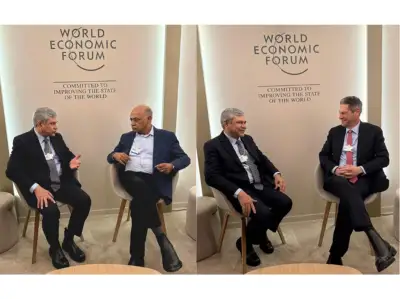 Ashwini Vaishnaw meets IBM and Meta Chiefs at Davos to discuss India's technology growth