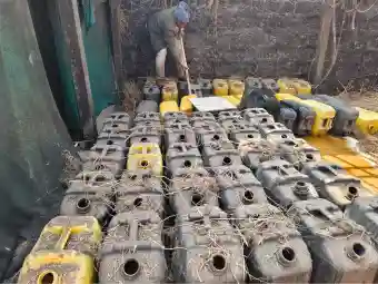Excise department seizes large stock of illicit liquor in Cuttack District