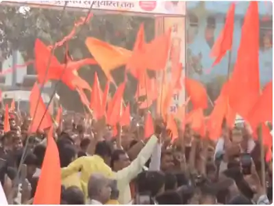 Hindu procession reaches Bhojshala for Basant Panchami prayers amid tight security