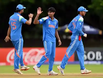 Dominant India U19 Team Thrashes New Zealand by Seven Wickets in Rain Affected World Cup Clash