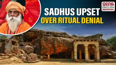 Khandagiri–Udayagiri caves locked, Sadhus express dissatisfaction over denial of rituals