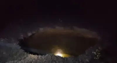 Ground at Talcher Town caves in as deep trench; Underground mining activities feared the underlying factors