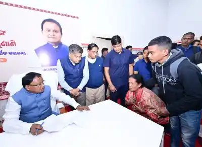 Odisha CM Mohan Majhi holds 16th Public Grievance hearing